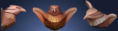 3D модель Украшение в виде орла (STL)
